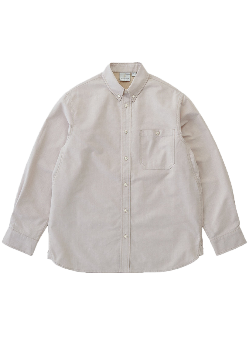 Gramicci G5FM-J019 Oxford button down stance ecru shirt
