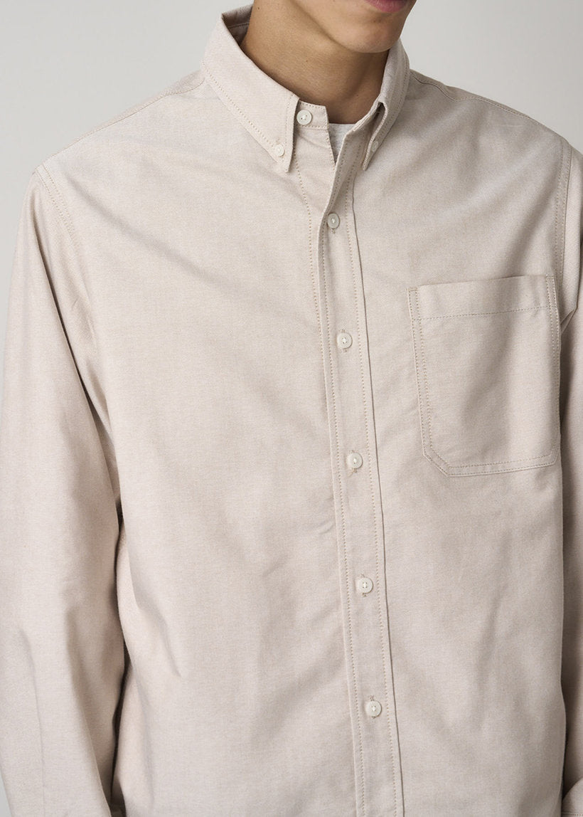 Gramicci G5FM-J019 Oxford button down stance ecru shirt
