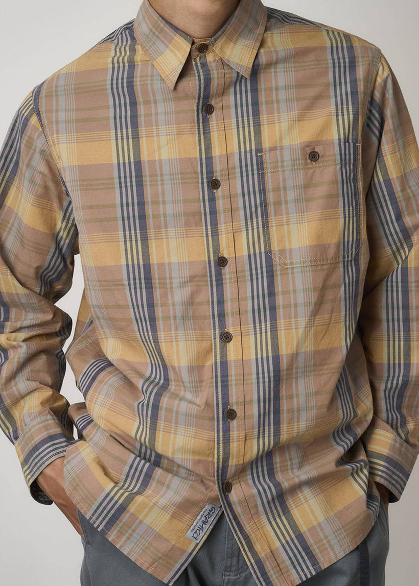 Gramicci G5FM-J020 broadcloth stance highland shirt