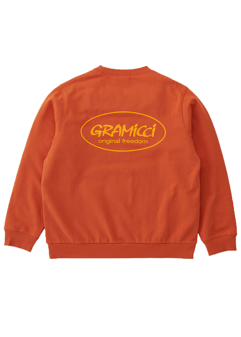 Gramicci G5FU-J093 Original Freedom burnt orange sweatshirt