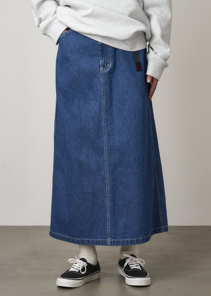 Gramicci G5FW-SK028 Sutter light wash denim skirt