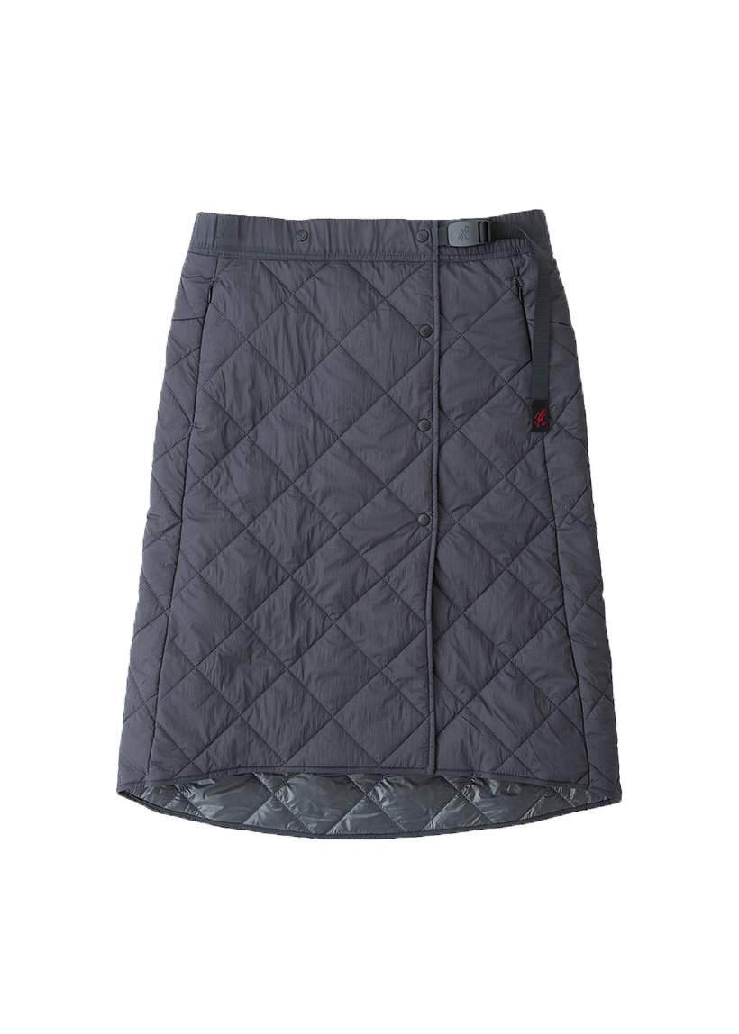 Gramicci G5FW-SK033 Thermal Insulation Quilted black skirt