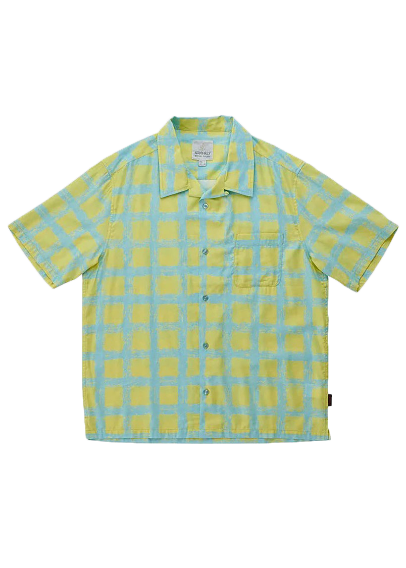 Gramicci G5SM-J043 Checkered glow rayon shirt