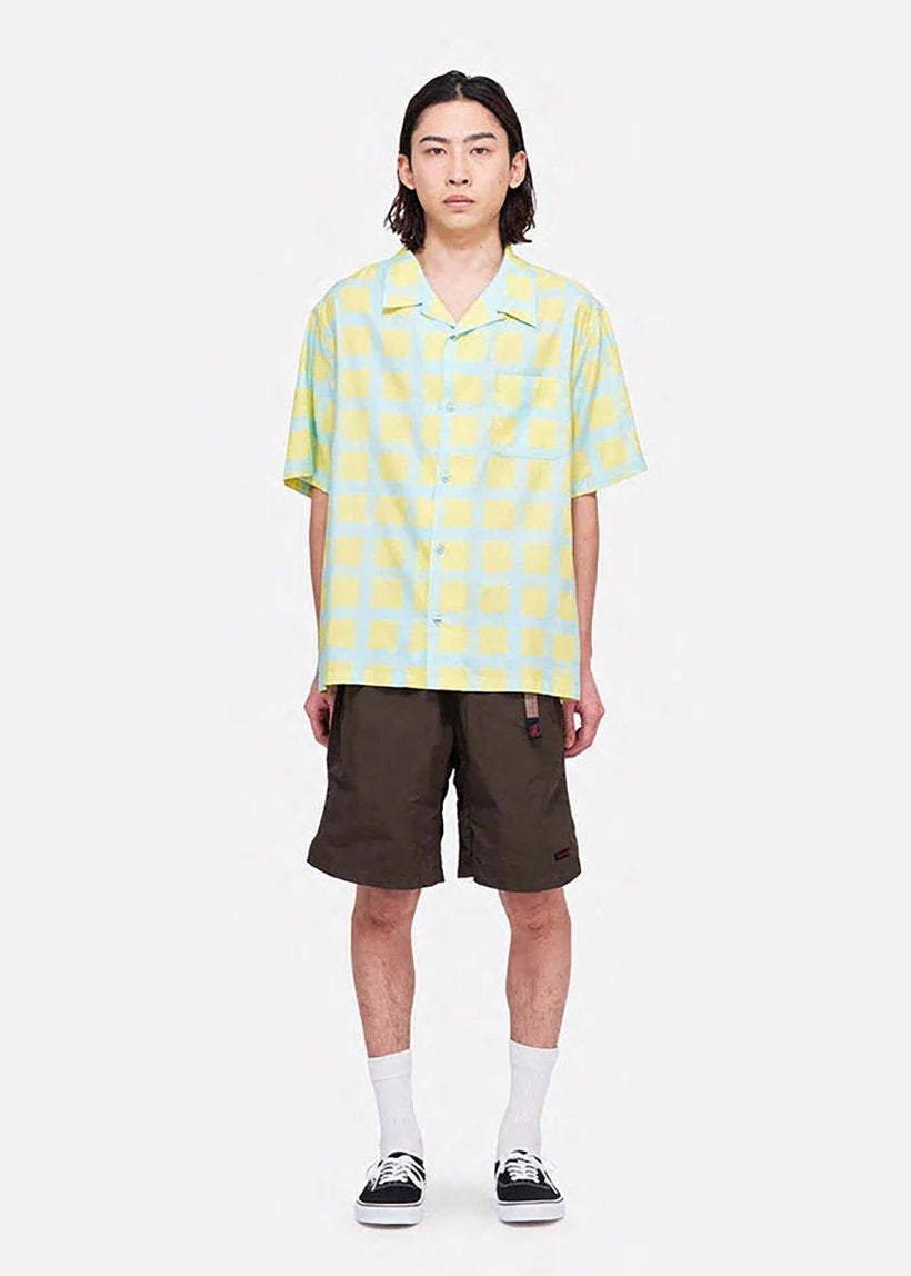 Gramicci G5SM-J043 Checkered glow rayon shirt