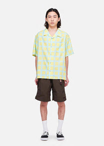 Gramicci G5SM-J043 Checkered glow rayon shirt