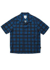 Gramicci G5SM-J043 Checkered Rayon midnight shirt
