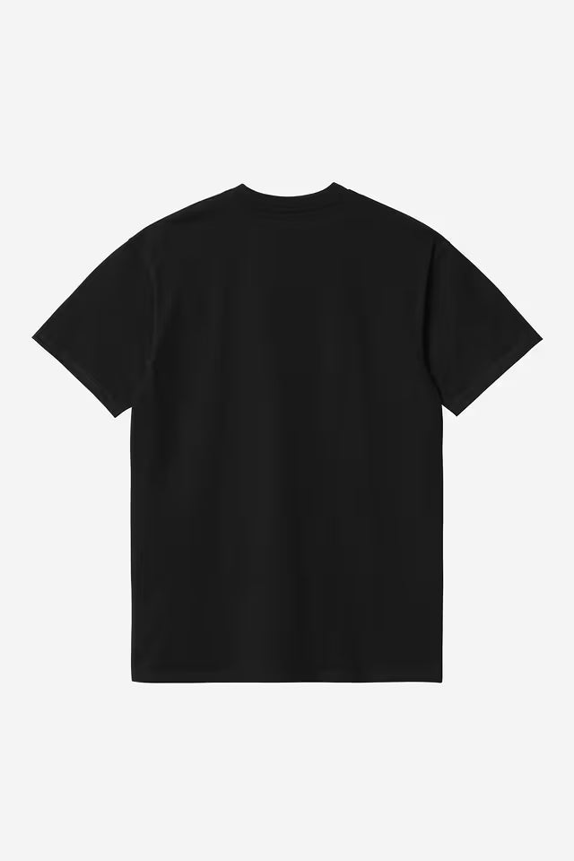Carhartt WIP I029956 American Script black S/S tshirt
