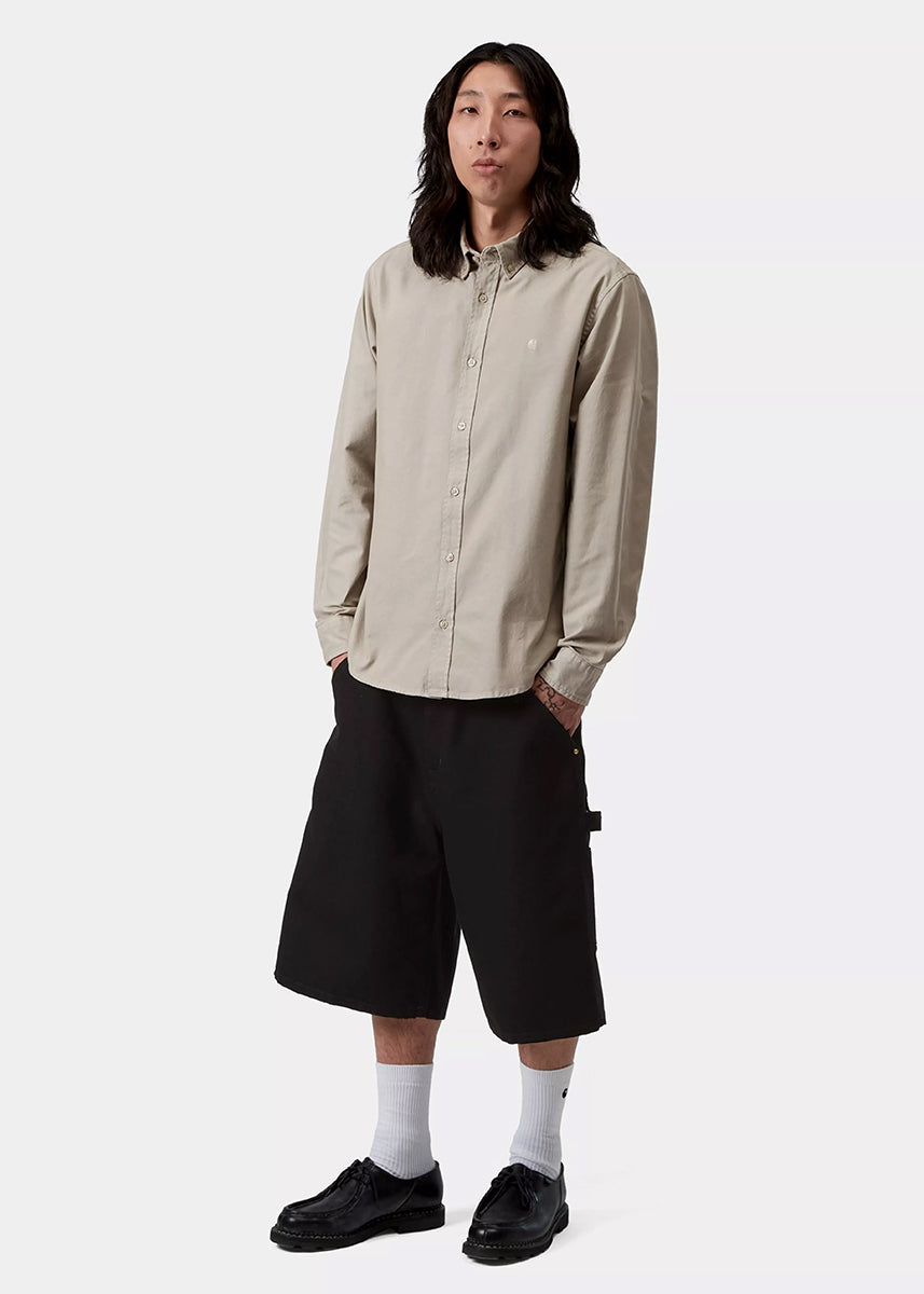 Carhartt WIP I030238 Bolton puddle garment dyed L/S shirt