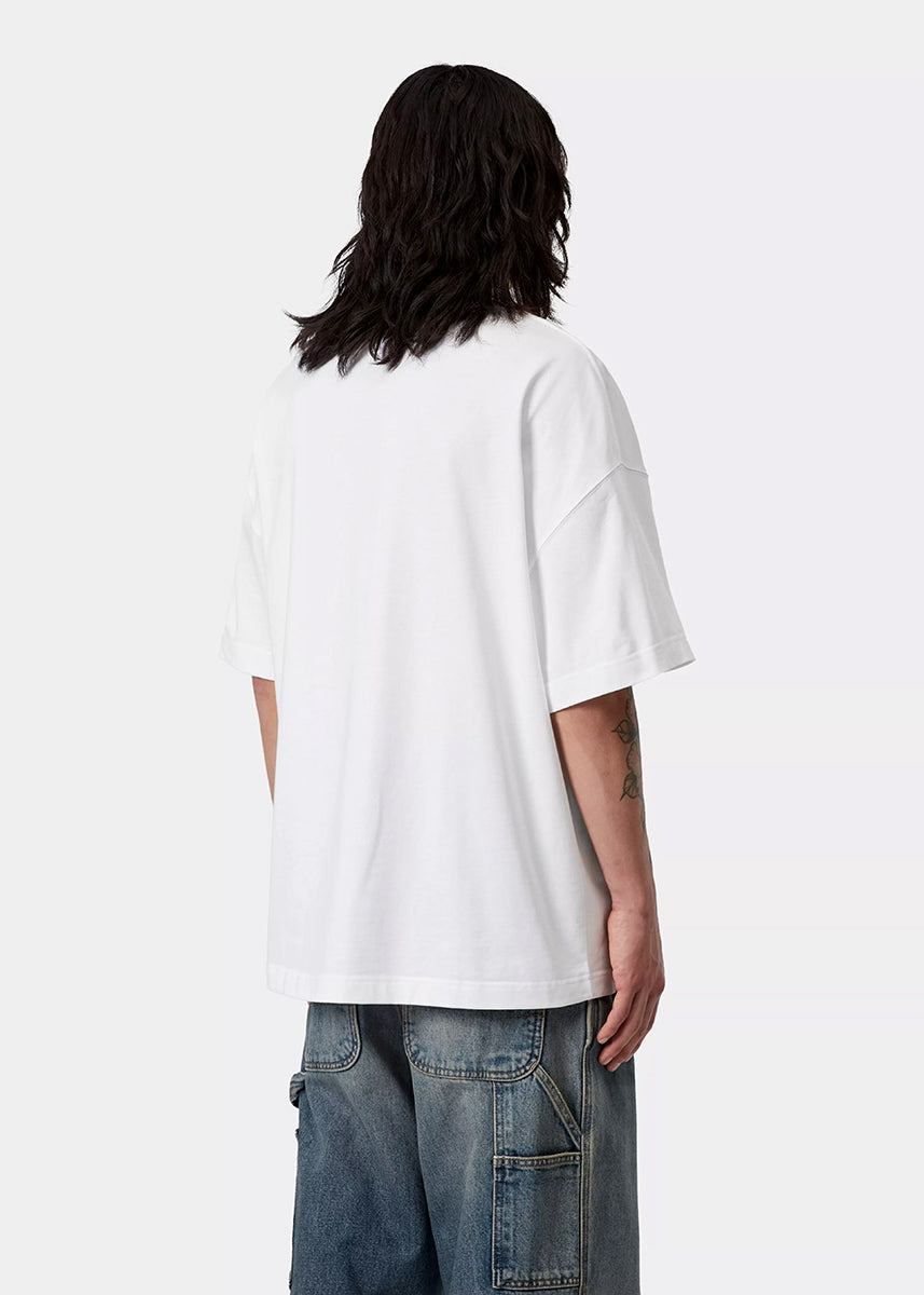 Carhartt WIP I031373 Link Script white/black S/S tshirt