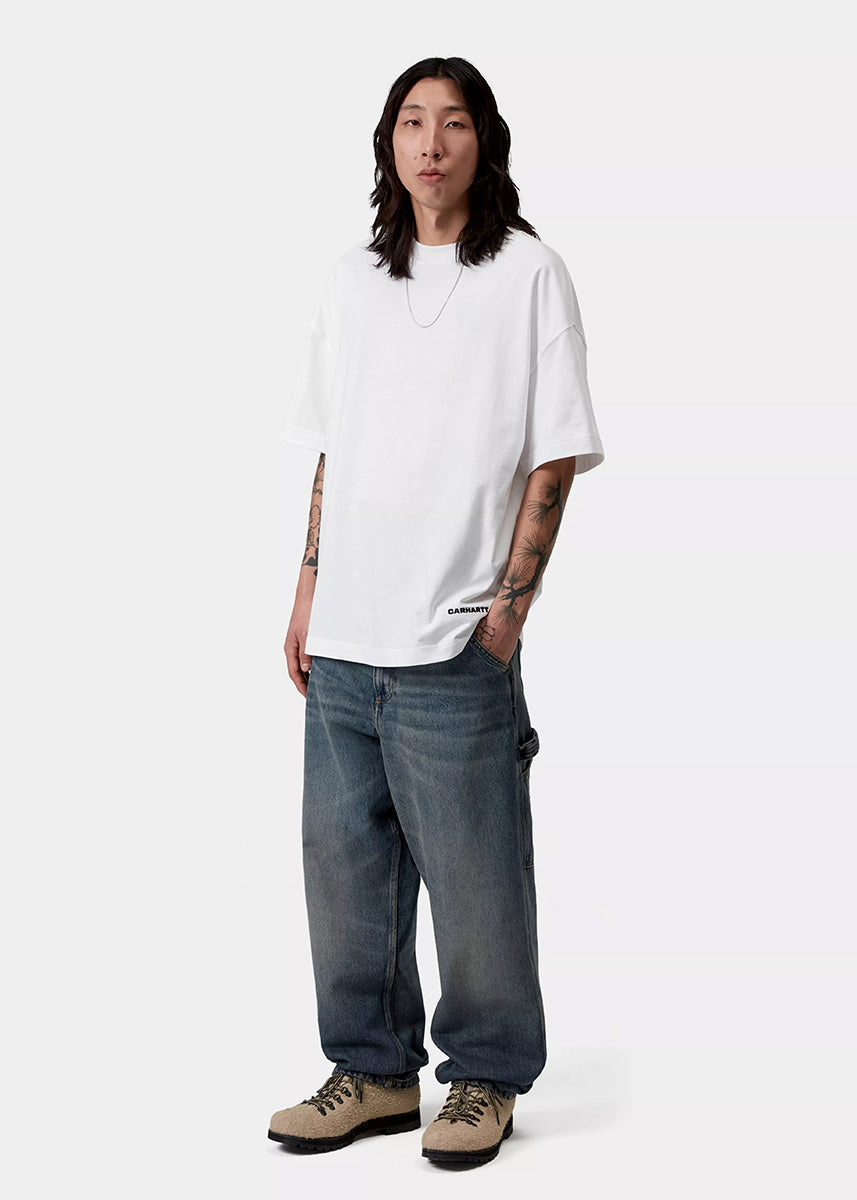Carhartt WIP I031373 Link Script white/black S/S tshirt