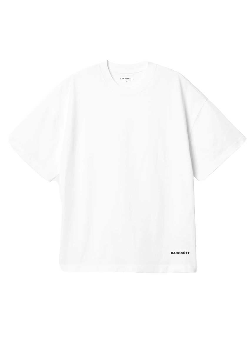 Carhartt WIP I031373 Link Script white/black S/S tshirt
