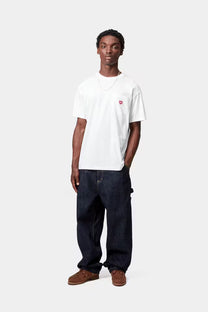 Carhartt WIP I032128 Pocket Heart white/red S/S tshirt