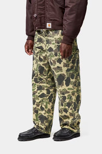 Carhartt WIP I033896 Duck Single Knee camo duck green stone washed pants