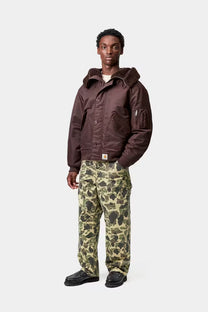 Carhartt WIP I033896 Duck Single Knee camo duck green stone washed pants