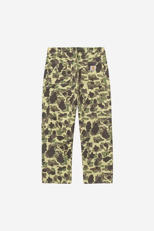 Carhartt WIP I033896 Duck Single Knee camo duck green stone washed pants