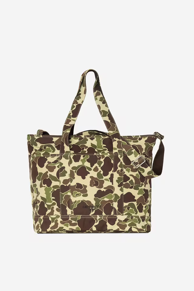 Carhartt WIP I035351 Elford Tote Bag Camo Duck Green