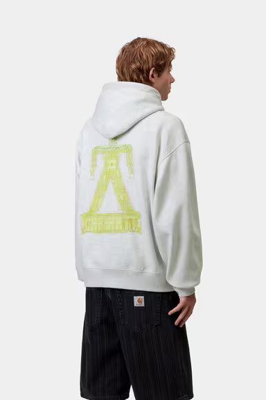 Carhartt WIP I035610 Electric Boogie ash heather hooded sweat