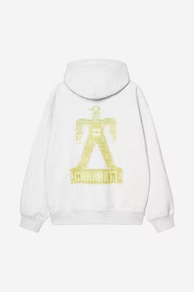 Carhartt WIP I035610 Electric Boogie ash heather hooded sweat