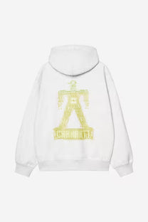 Carhartt WIP I035610 Electric Boogie ash heather hooded sweat