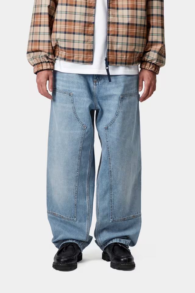 Carhartt WIP I035797 OG Double Knee Pant blue burst washed
