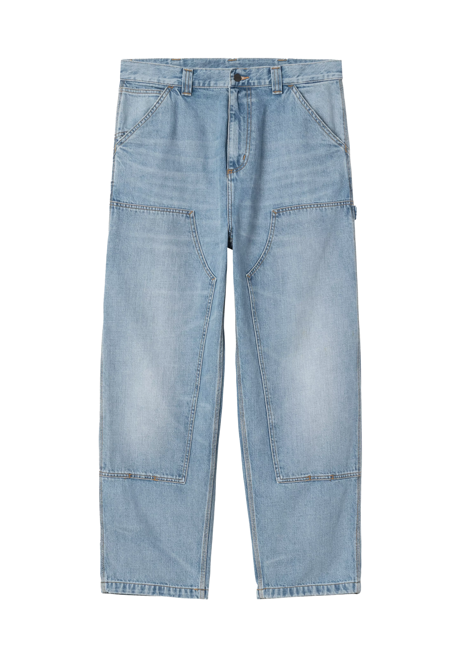 Carhartt WIP I035797 OG Double Knee Pant blue burst washed