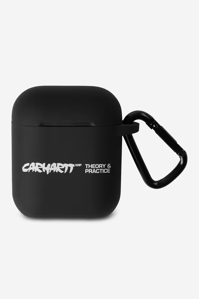 Carhartt WIP I035849 AP Theory and Practice AirPods Case Black/White