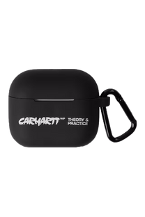 Carhartt WIP I035849 AP3 Theory and Practice AirPods Case Black/White