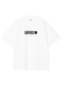 Carhartt WIP I036008 Deconstructed Label white S/S tshirt