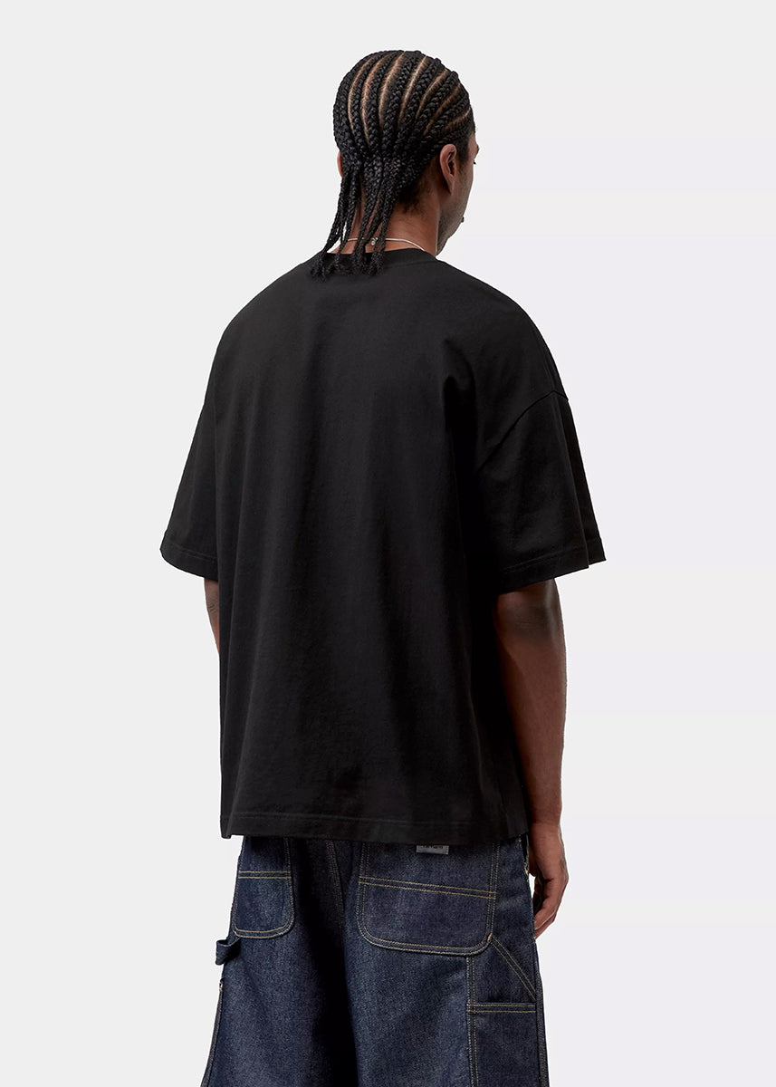 Carhartt WIP I036008 Deconstructed Label black S/S tshirt
