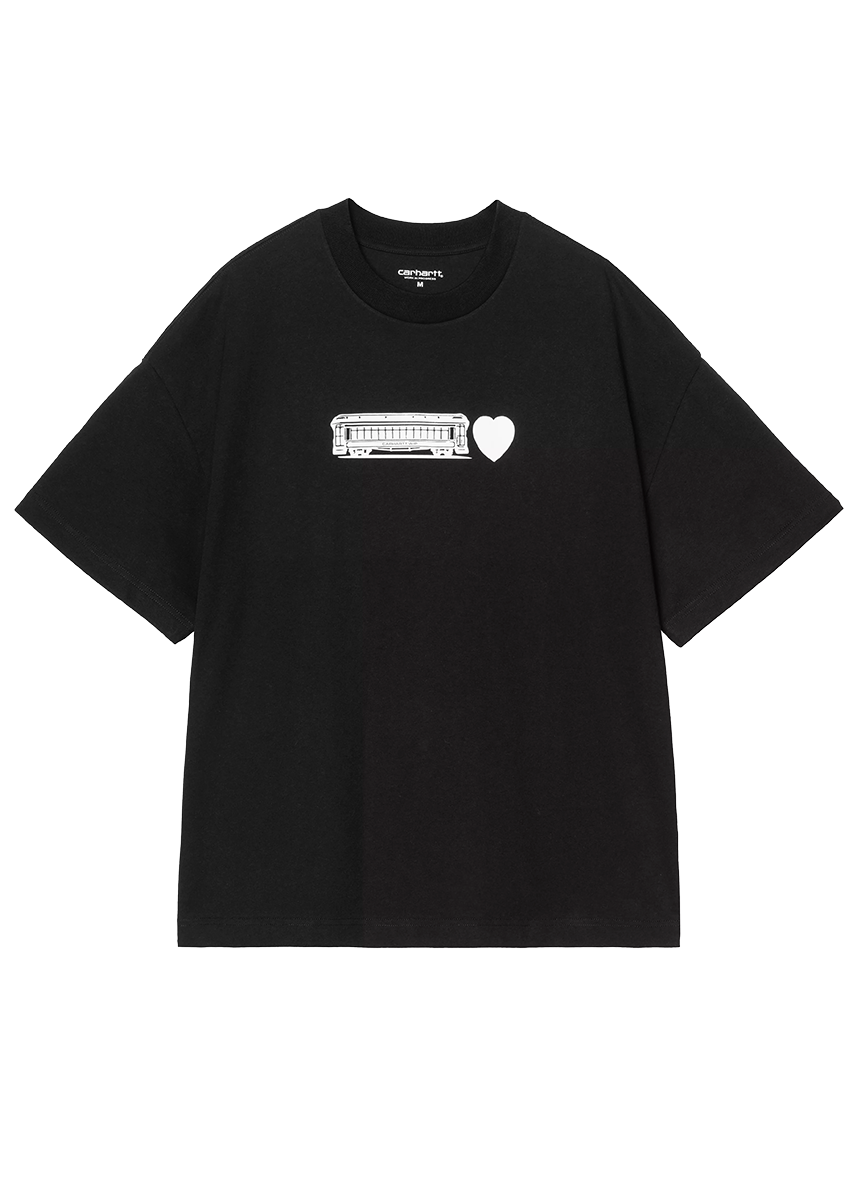 Carhartt WIP I036008 Deconstructed Label black S/S tshirt