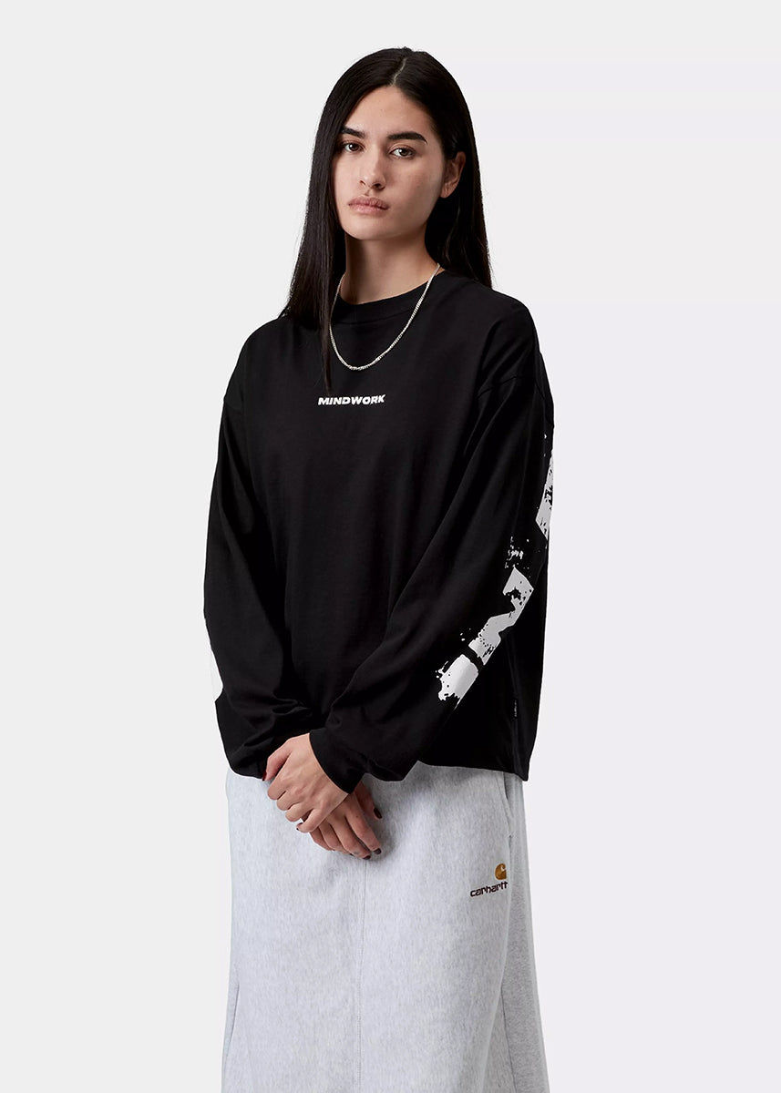 Carhartt WIP I036032 W' Mindwork black L/S tshirt