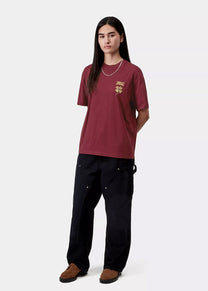 Carhartt WIP I036036 W' Clover marsala S/S tshirt
