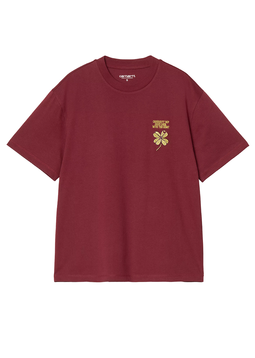 Carhartt WIP I036036 W' Clover marsala S/S tshirt