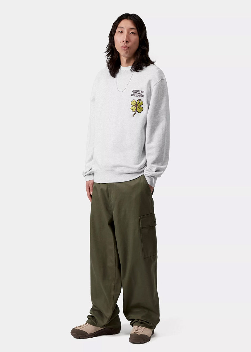 Carhartt WIP I036038 Clover ash heather sweat
