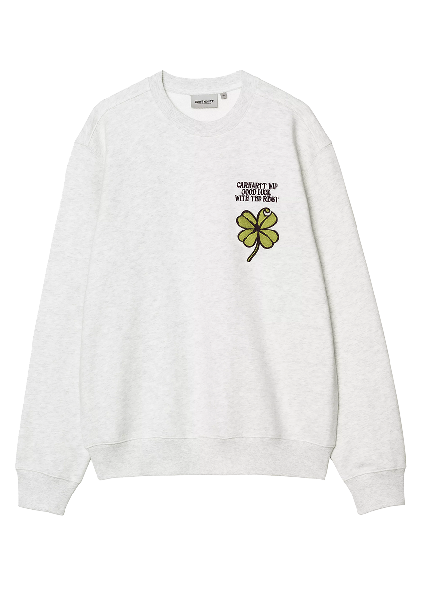 Carhartt WIP I036038 Clover ash heather sweat