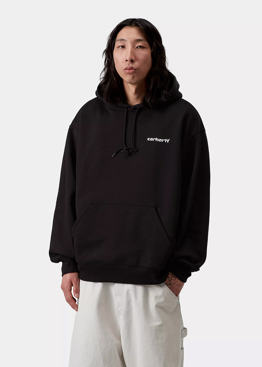 Carhartt WIP I036066 Caps black hooded sweat