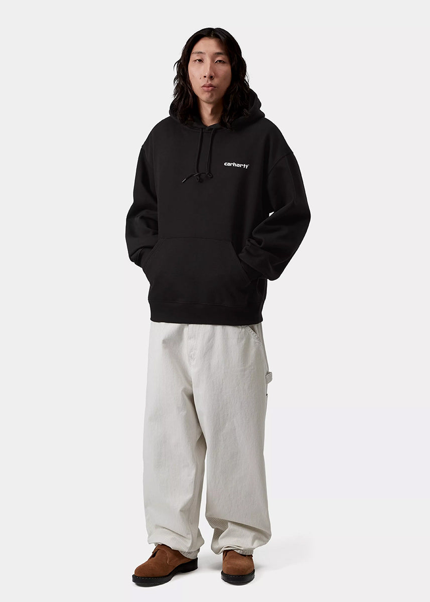 Carhartt WIP I036066 Caps black hooded sweat
