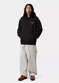 Carhartt WIP I036066 Caps black hooded sweat