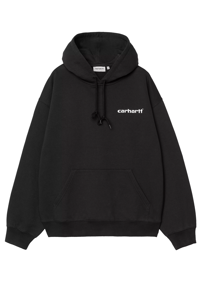 Carhartt WIP I036066 Caps black hooded sweat