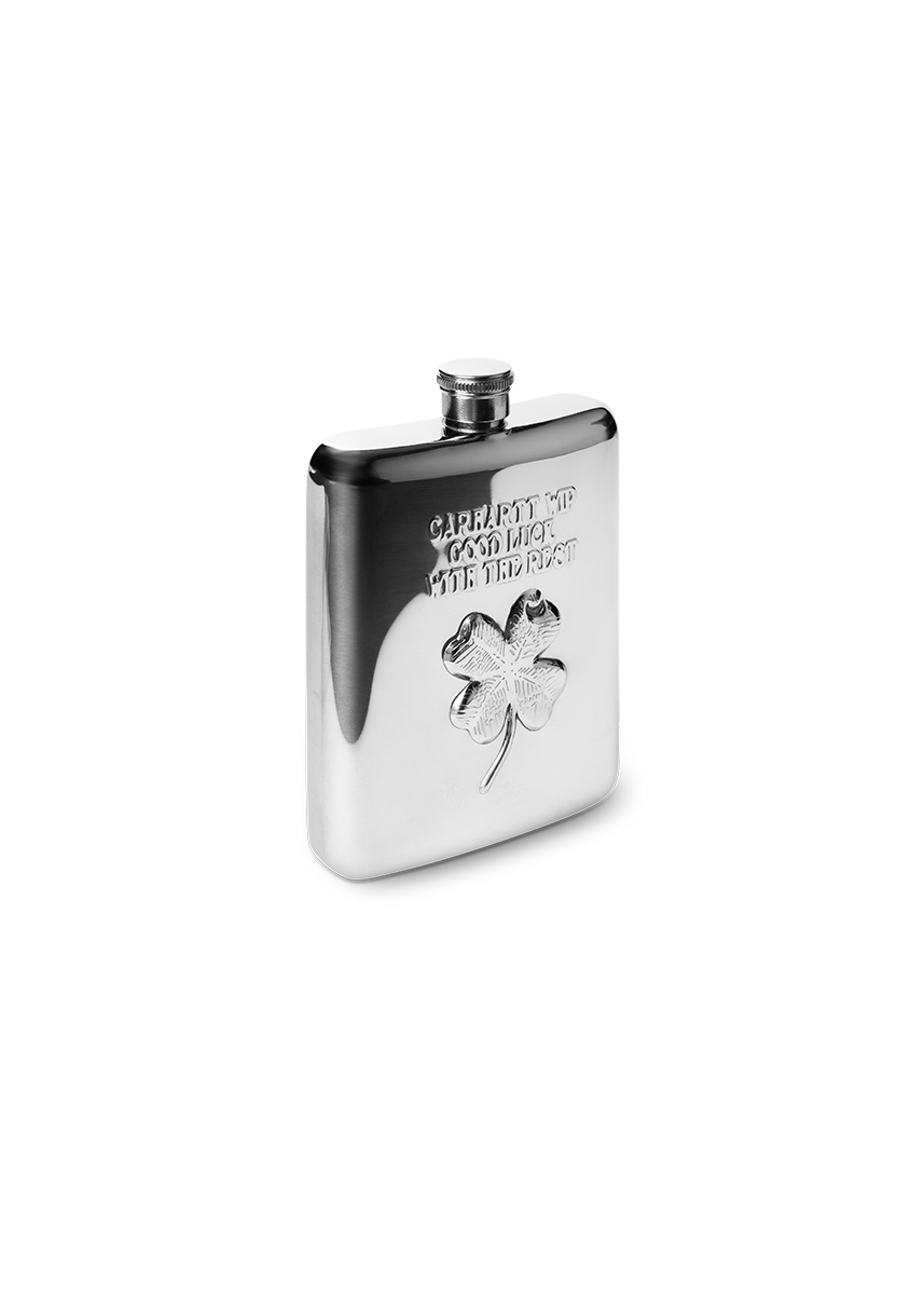 Carhartt WIP I036249 Clover silver flask