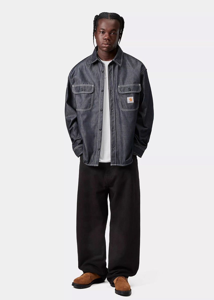 Carhartt WIP I036263 Tigan blue rigid shirt jacket