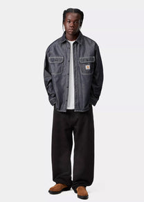 Carhartt WIP I036263 Tigan blue rigid shirt jacket