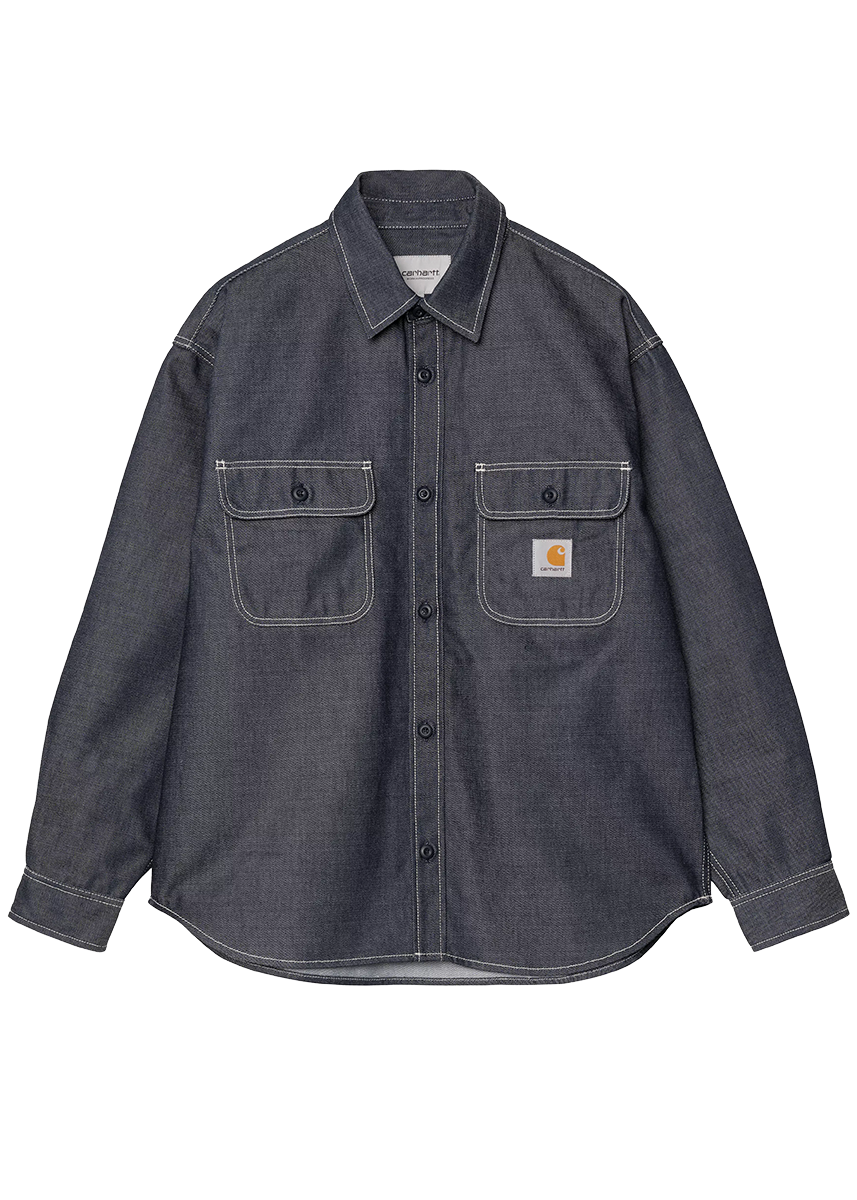 Carhartt WIP I036263 Tigan blue rigid shirt jacket