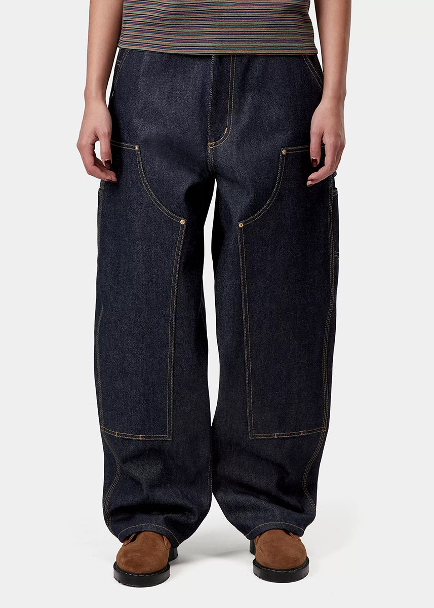 Carhartt WIP I036323 W' Brandon Double Knee blue rigid pants