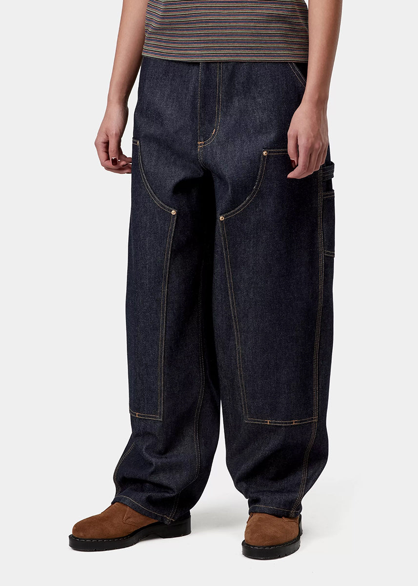 Carhartt WIP I036323 W' Brandon Double Knee blue rigid pants