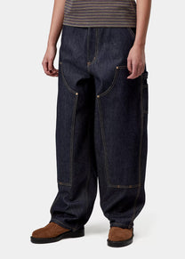 Carhartt WIP I036323 W' Brandon Double Knee blue rigid pants