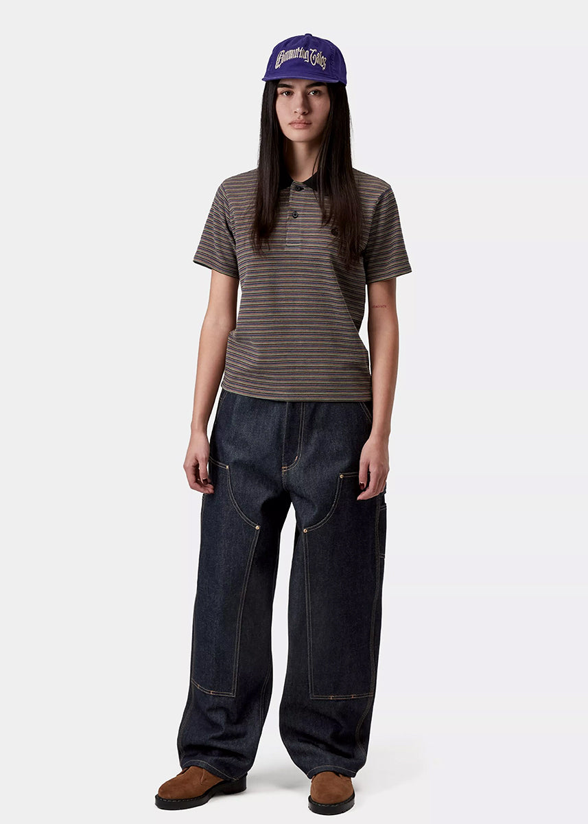 Carhartt WIP I036323 W' Brandon Double Knee blue rigid pants