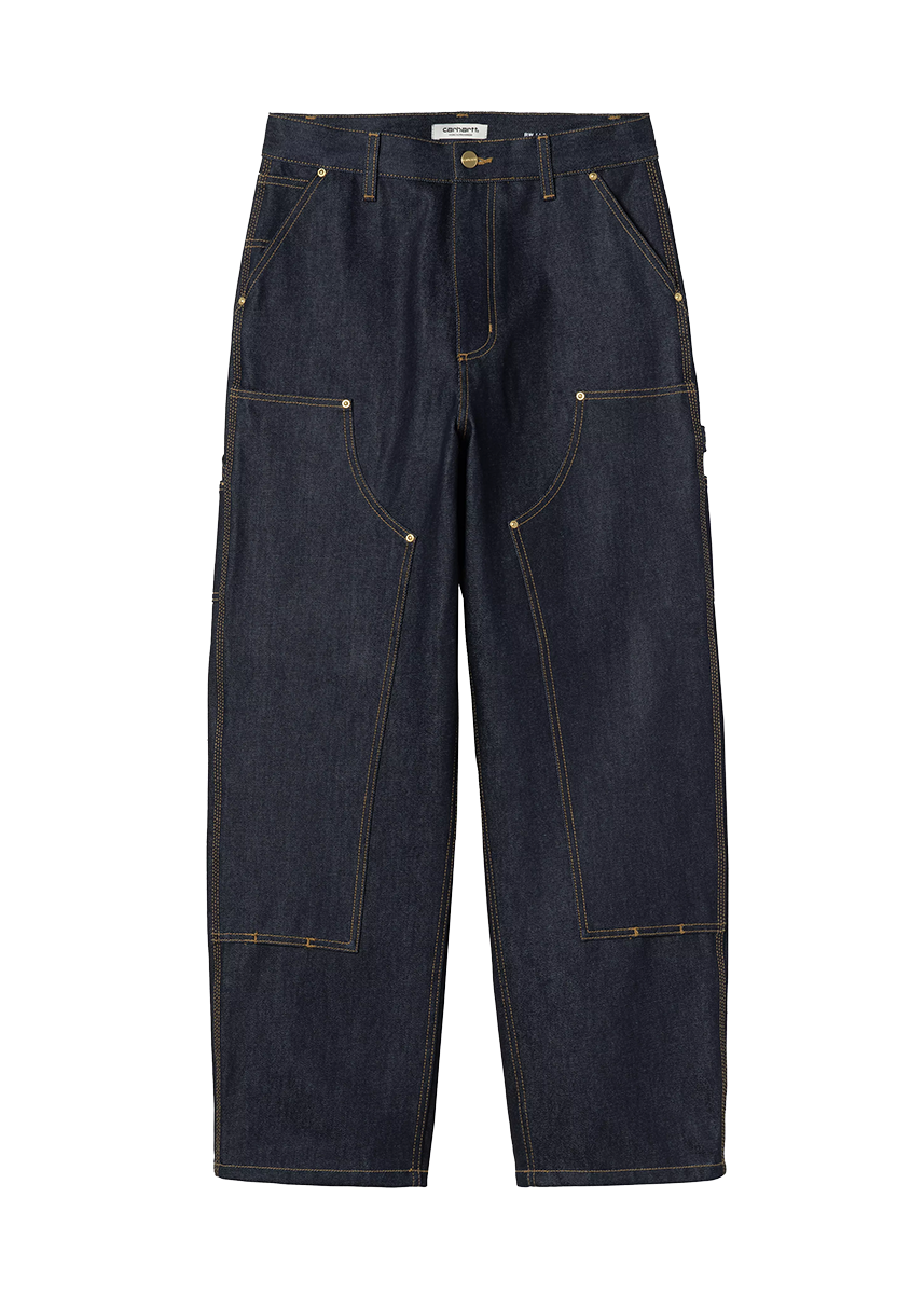 Carhartt WIP I036323 W' Brandon Double Knee blue rigid pants