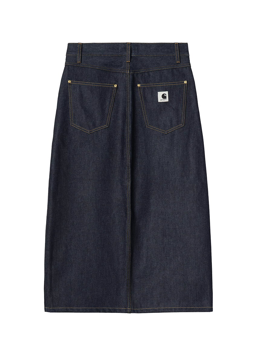 Carhartt WIP I036330 W' Brandon blue rigid skirt