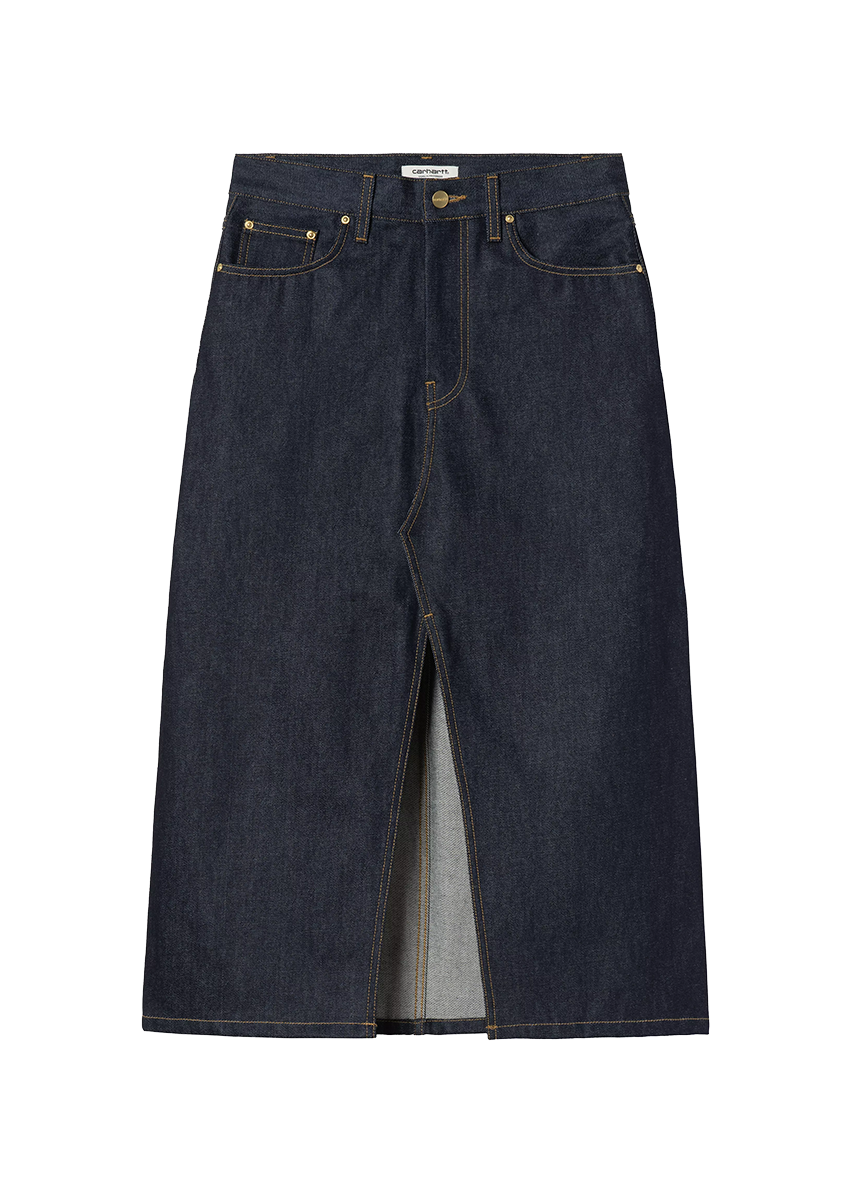 Carhartt WIP I036330 W' Brandon blue rigid skirt